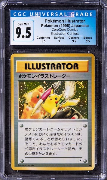 #1 Most Valuable Pokemon Card: 1998 Pokemon Pikachu Illustrator CoroCoro Comics