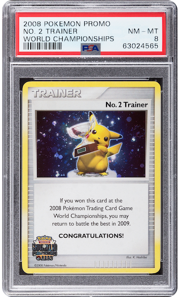 #9 Most Valuable Pokemon Card: 2008 Pokemon World Championships Promo No. 2 Trainer