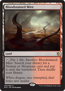 Sell Magic the Gathering cards: Bloodstained Mire. Click for values