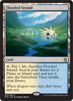 Sell Magic the Gathering cards: Flooded Strand. Click for values