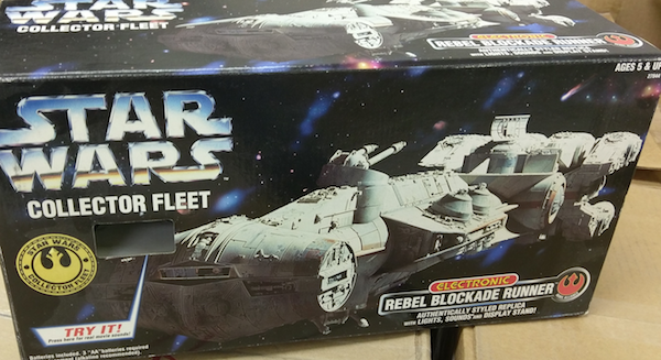 Vintage Kenner Star Wars toys: Collector Fleet Rebel Blockade Runner