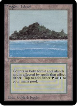 Magic the Gathering Card Values #9: Tropical Island. Click to see prices