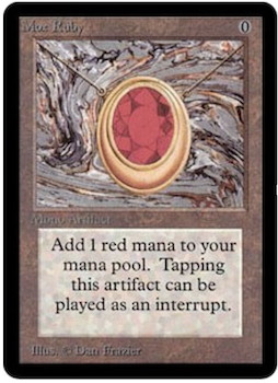 Magic the Gathering Card Values #8: Mox Ruby. Click for prices