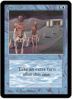 Most valuable Magic the Gathering Card Values #6: Time Walk. Click for values
