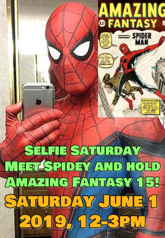Things to Do in Freeport ME: Meet Spider-Man! June 1, 2019. DotCom Comics and Collectibles, 136 Main Street, Freeport ME 04032