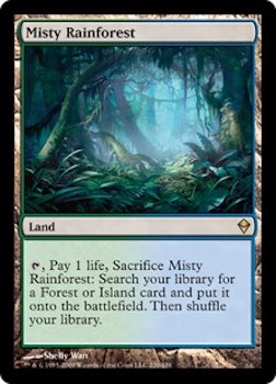 Sell Magic the Gathering cards: Misty Rainforest. Click for values