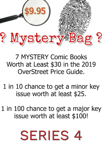 Comic Book Mystery Bag series 4 drops on November 1st, 2019! Don't miss out! No tricks, just treats