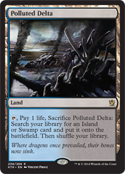 Sell Magic the Gathering cards: Polluted Delta. Click for values