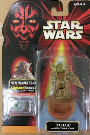 Star Wars action figures: Yoda with Council Chair