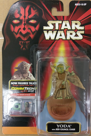 Star Wars action figures: Yoda with Council Chair