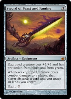Sell Magic the Gathering cards: Sword of Feast and Famine. Click for values