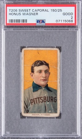 Baseball Card Values #7: Honus Wagner T206 PSA 2, $3.75M