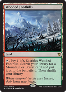 Sell Magic the Gathering cards: Wooded Foothills. Click for values